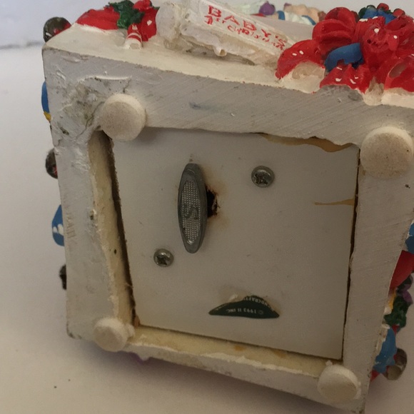 Musical Cold-cast Porcelain Collectible,Baby’s 1st - Picture 5 of 6